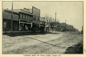 Looking West on Main Street, Niles, California      